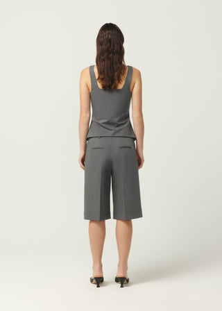 Tailored Vest, Slate