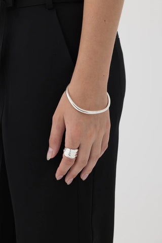 Fundamental Bangle, Silver