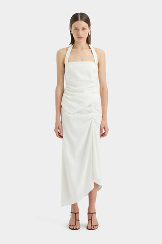 Dorian Ruched Skirt, Ivory