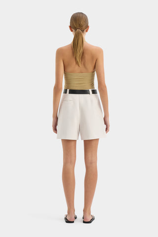 jacques knot top, sir, sir the label, sir the label australia, mesh top, mesh halter top, knot detailing top, tight fitting top