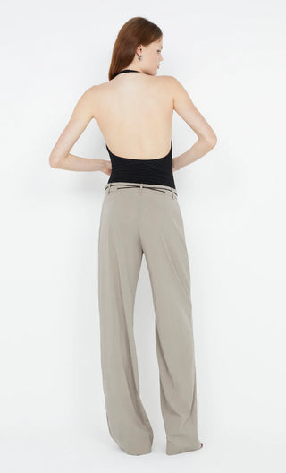 brooklyn pant, bec and bridge, bec and bridge australia, cotton pant, relaxed fit pant, everyday pant, pant with drawstring, khaki pants, high waisted pant