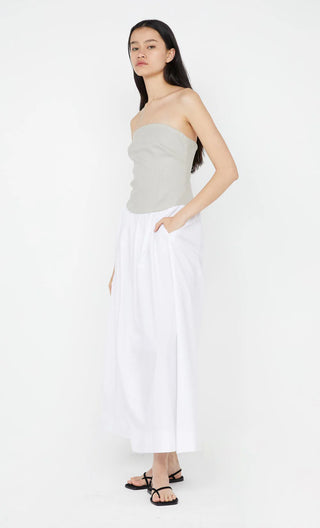 caro maxi dress, bec and bridge, bec and bridge australia, maxi dresses, day time dress, strapless dress, two toned maxi dress, strapless flowy maxi dress